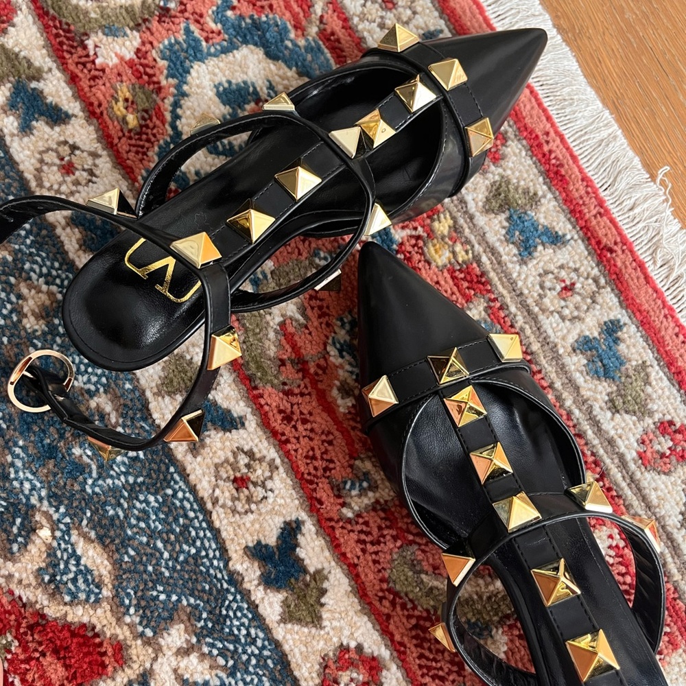 Valentino rocks stud flats dupe - well made and comfy!